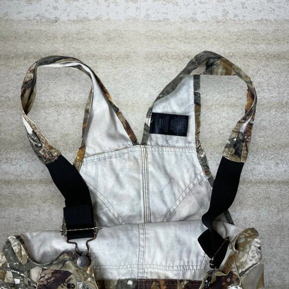 Vintage Fusion 3D Hunting Camo Overalls Baggy Wide Leg Fit Woodland 90s - Picture 4 of 4